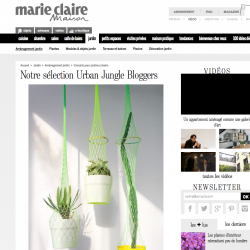 Urban Jungle Bloggers on Marie Claire Maison