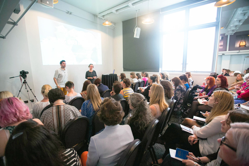 Igor Josifovic and Judith de Graaff at Blogtacular London