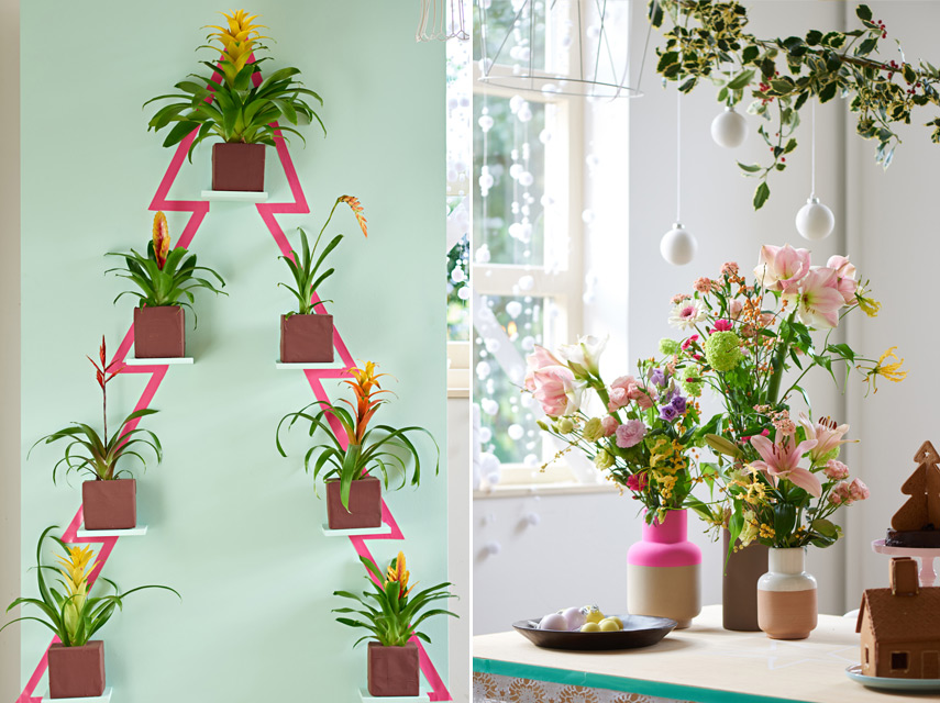 Urban Jungle Bloggers Festive Decor Ideas with plants - Happy Life