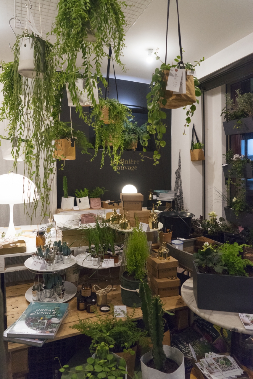 Urban Jungle Bloggers - Jardinière Sauvage pop-up shop in Paris #urbanjunglebloggers