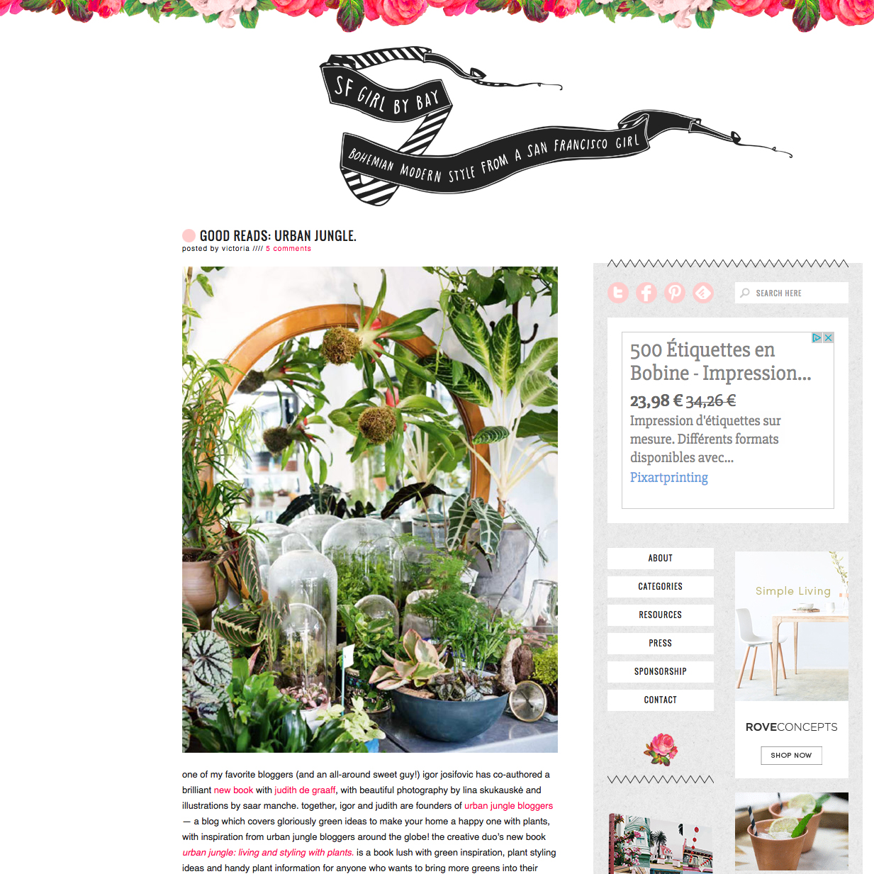 SFgirlbybay-Victoria-Good-Reads-Urban-Jungle - Urban Jungle Bloggers
