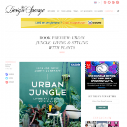 Urban Jungle book preview on Design*Sponge