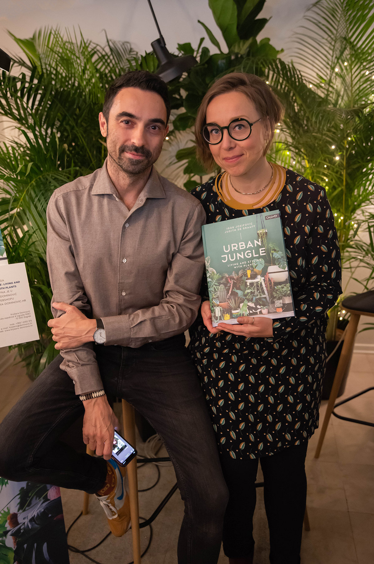 Urban Jungle Bloggers book event in Zagreb Croatia with Dnevna doza biljaka