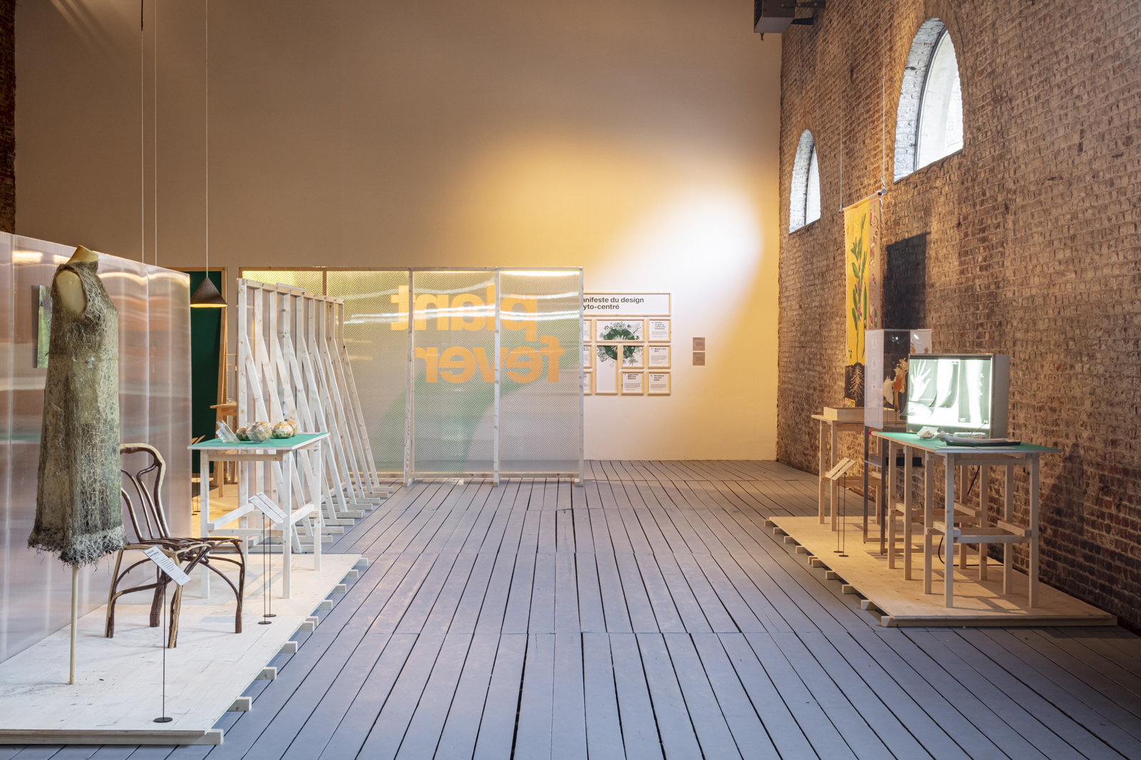 Plant Fever exhibition by studio d-o-t-s CID Grand Hornu Belgium