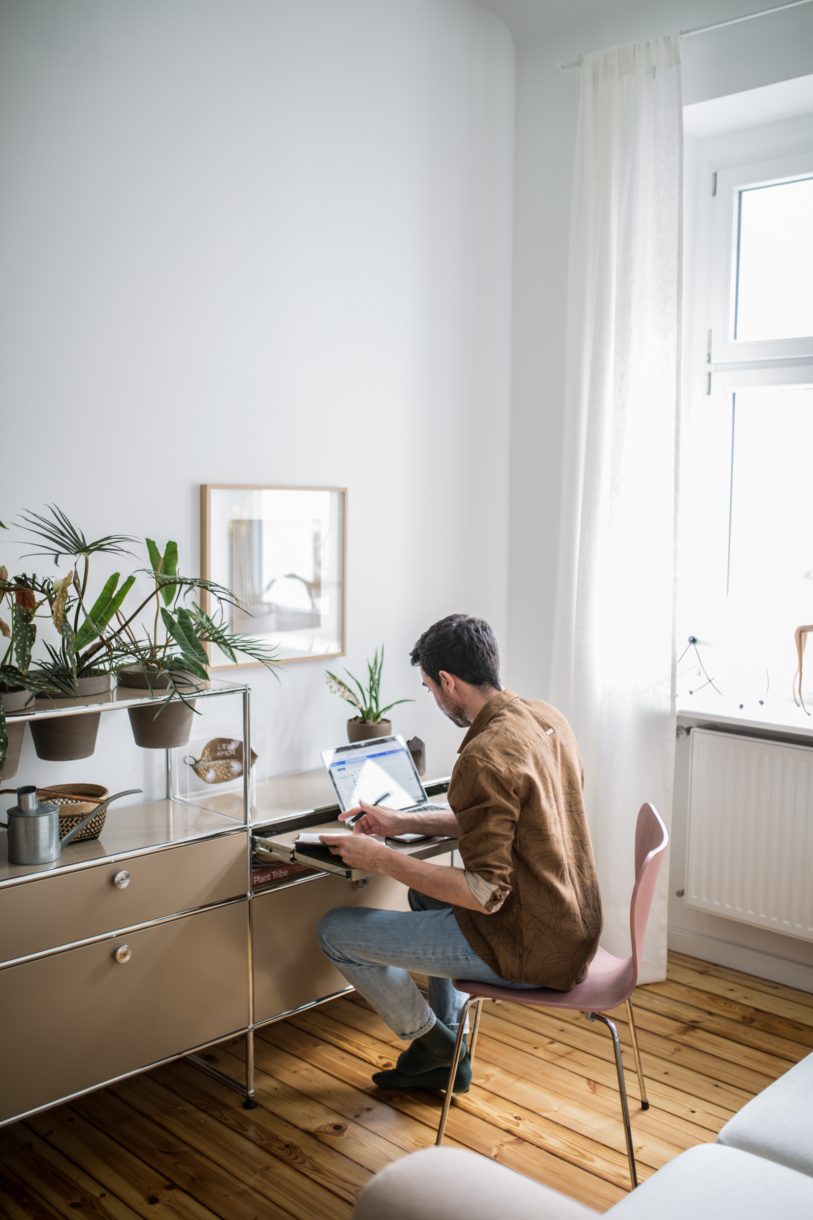 USM Haller, World of Plants, Home Story, Berlin, plant shelves