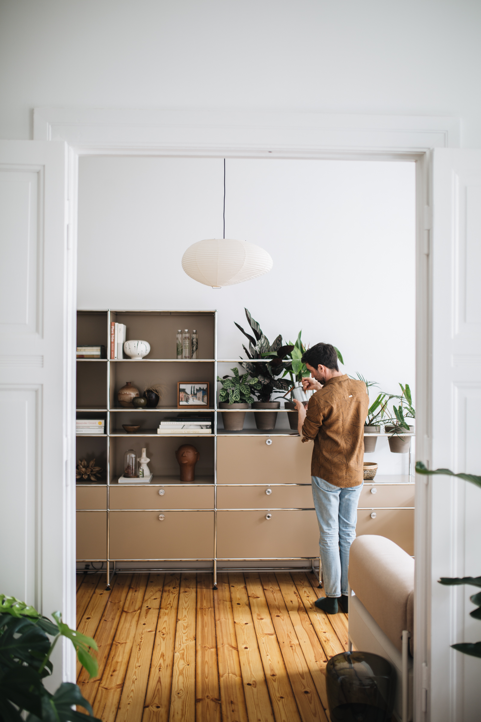 USM Haller, World of Plants, Home Story, Berlin, plant shelves